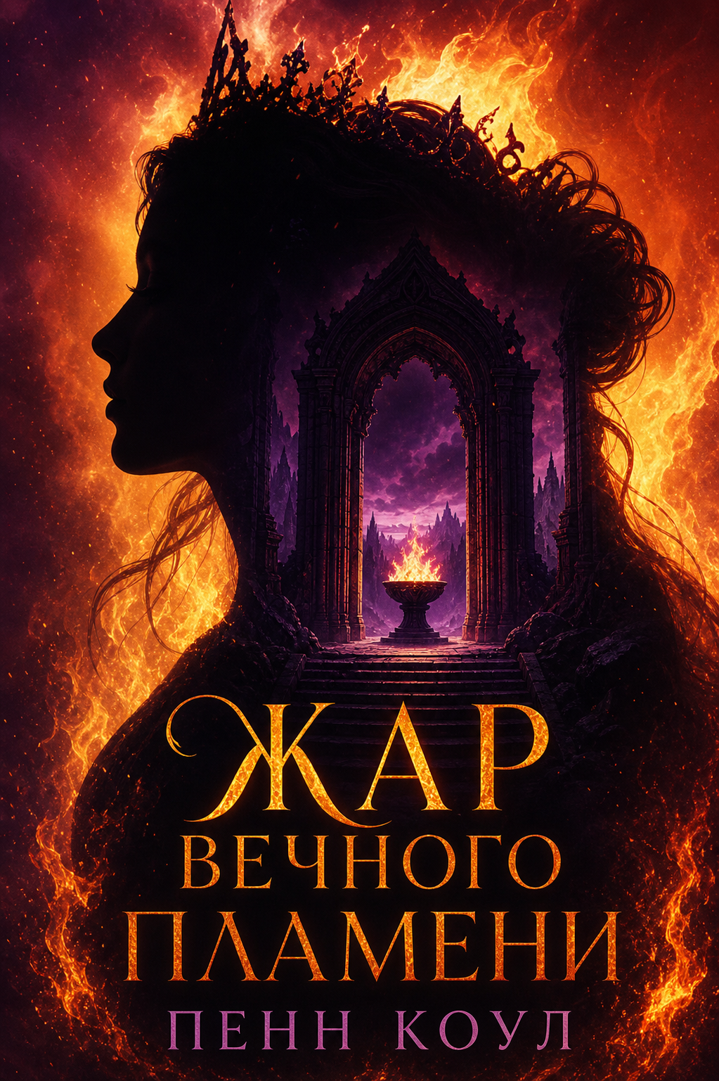 Обложка книги Жар Вечного Пламени — Пенн Коул — Heat of the Everflame (Kindred’s Curse, #3)