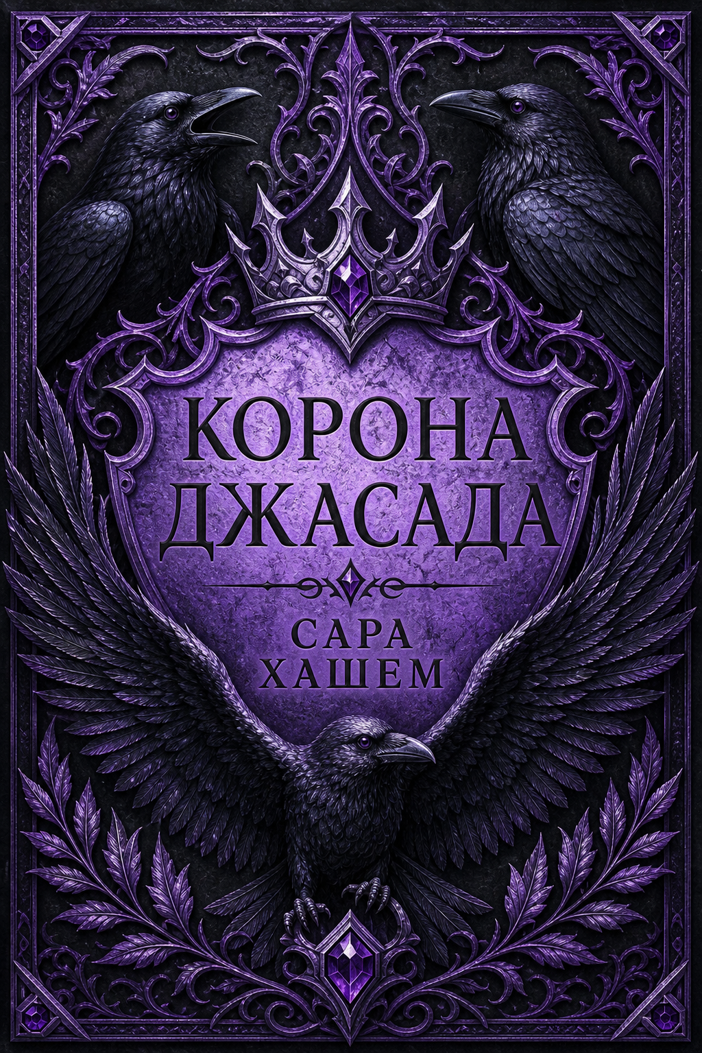 Обложка книги Корона Джасада (Опалённый трон, №2) — Сара Хашем — The Jasad Crown (The Scorched Throne, #2) — Sara Hashem