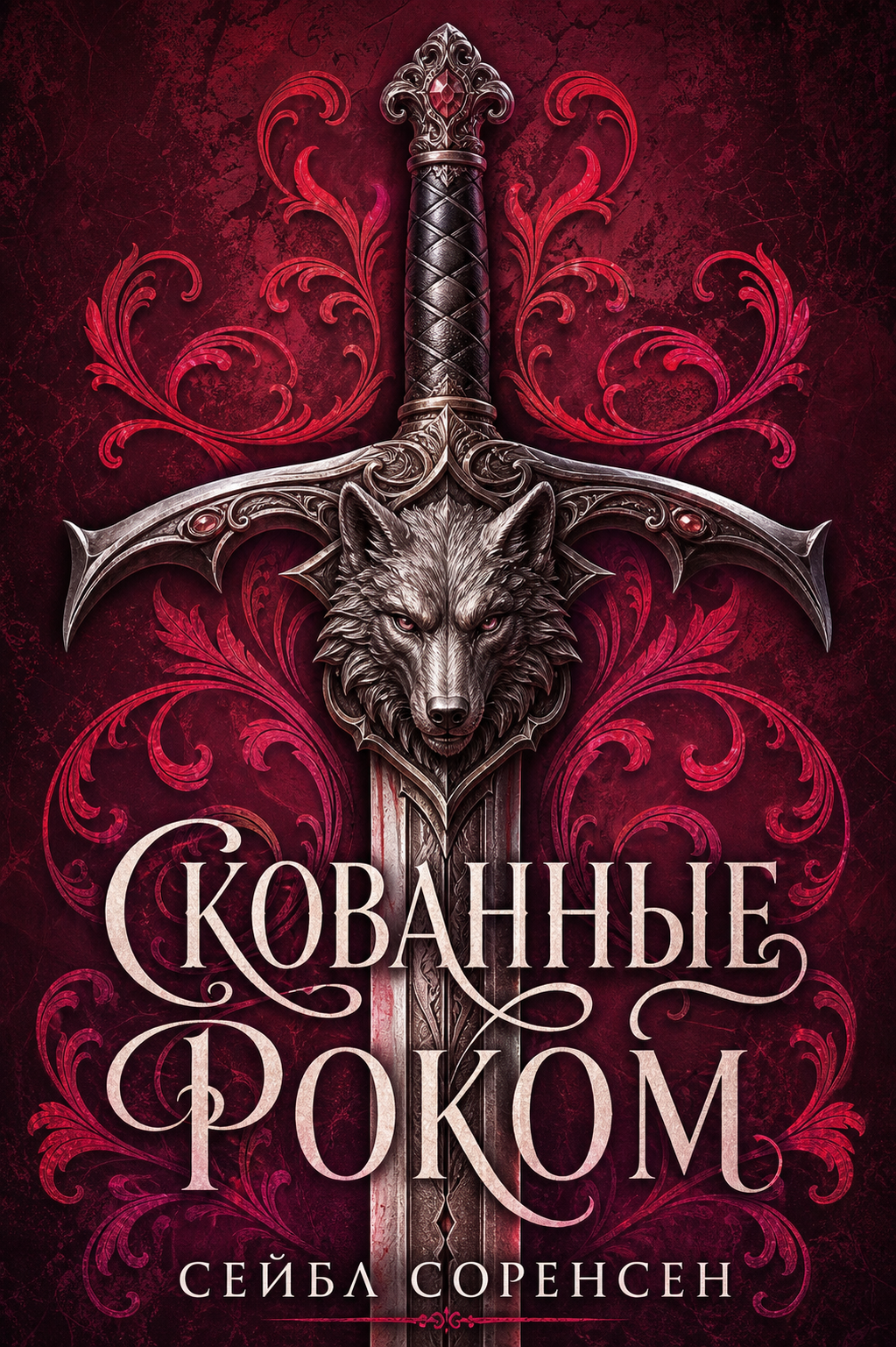 Обложка книги Обречённая связь (Волки Руин, #1) — Сейбл Соренсен — Dire Bound (The Wolves of Ruin, #1) — Sable Sorensen