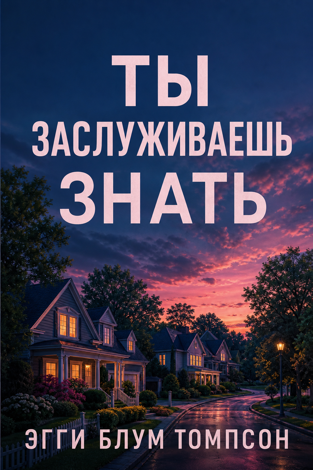 Обложка книги Ты заслуживаешь знать — Эгги Блум Томпсон — You Deserve to Know — Aggie Blum Thompson