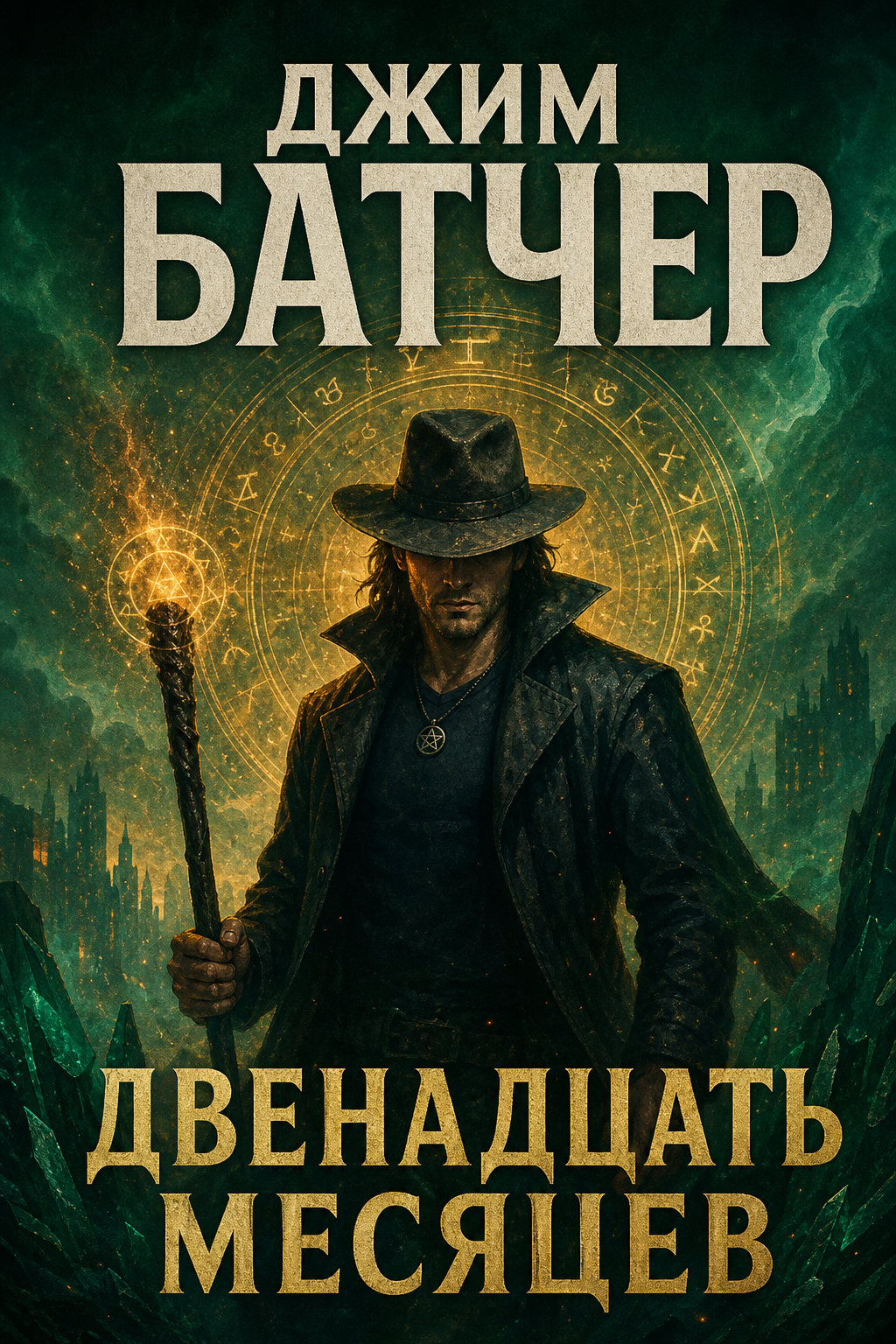 Обложка книги Двенадцать месяцев (Файлы Дрездена, №18) — Джим Батчер — Twelve Months (The Dresden Files, #18)