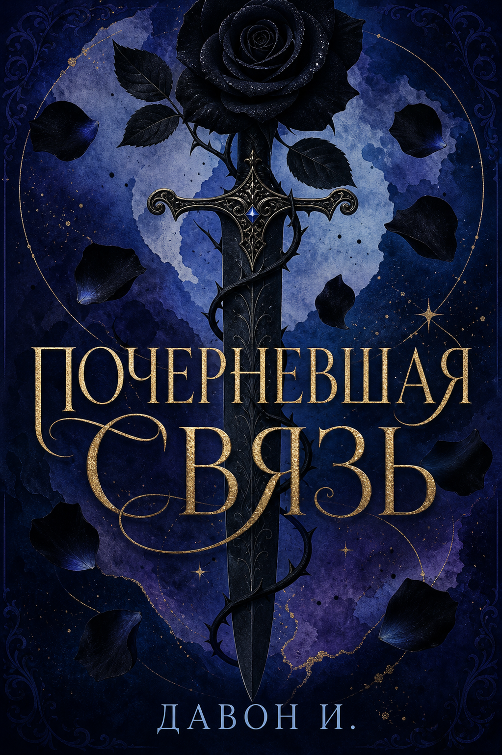 Обложка книги Почерневшая связь (Почерневший клинок, #2) — Давон И. — A Blackened Bond