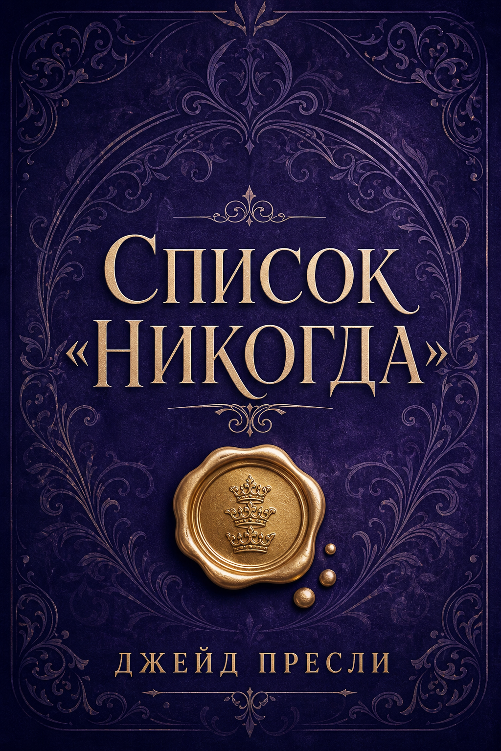 Обложка книги Список «Никогда» — Джейд Пресли — The Never List (Never List, #1)