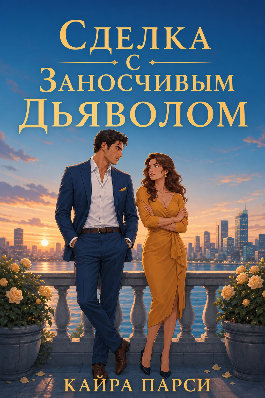 Обложка книги Сделка с заносчивым дьяволом (Плохие миллиардеры‑боссы, №1) — Кайра Парси — A Deal with the Bossy Devil (Bad Billionaire Bosses, #1)