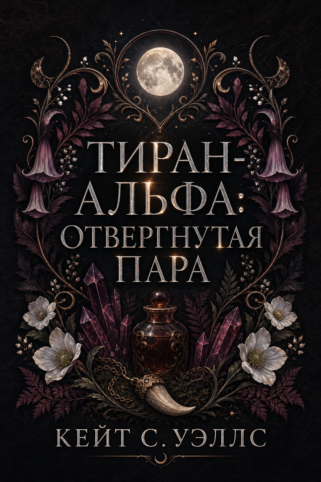 Обложка книги Тиран-альфа: Отвергнутая пара (Five Packs, #1) — Кейт С. Уэллс — The Tyrant Alpha’s Rejected Mate (Five Packs, #1)