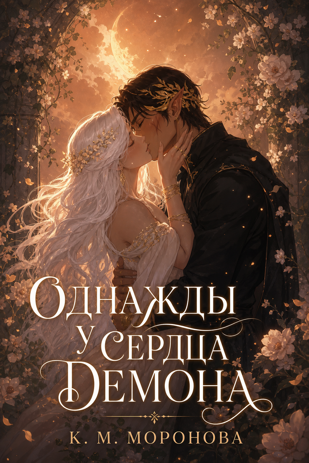 Обложка книги Однажды у сердца демона — К. М. Моронова — Once Upon a Demon’s Heart (Cruel Fates #1)