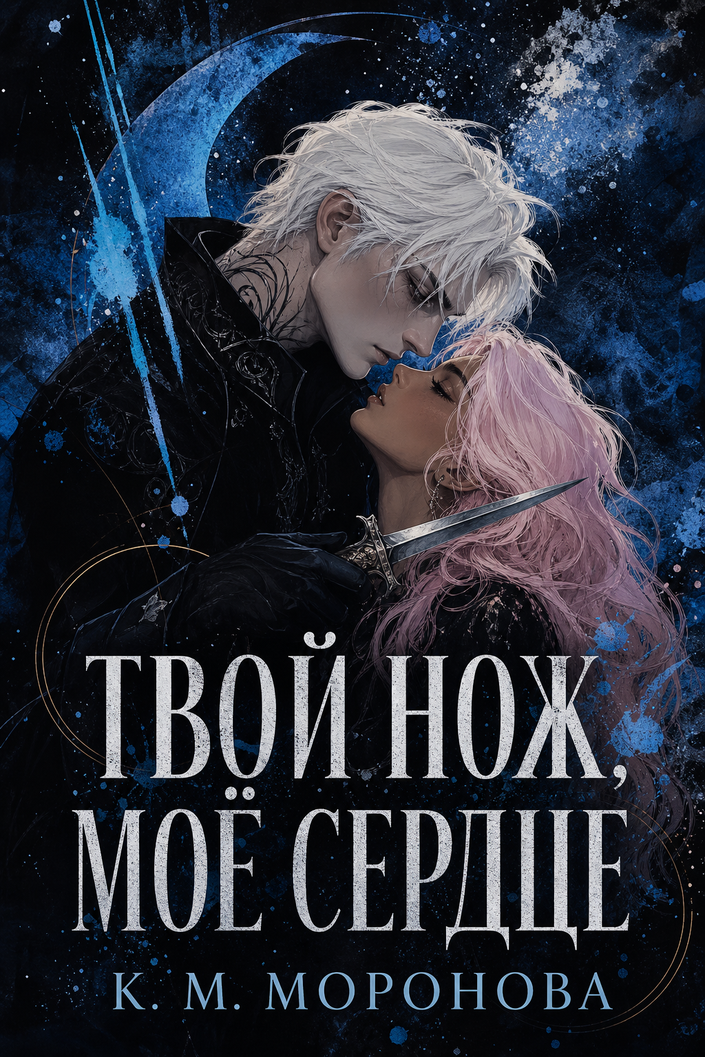 Обложка книги Твой нож, моё сердце (Тёмные силы, №1) — К.М. Моронова — Your Knife, My Heart (Dark Forces, #1)