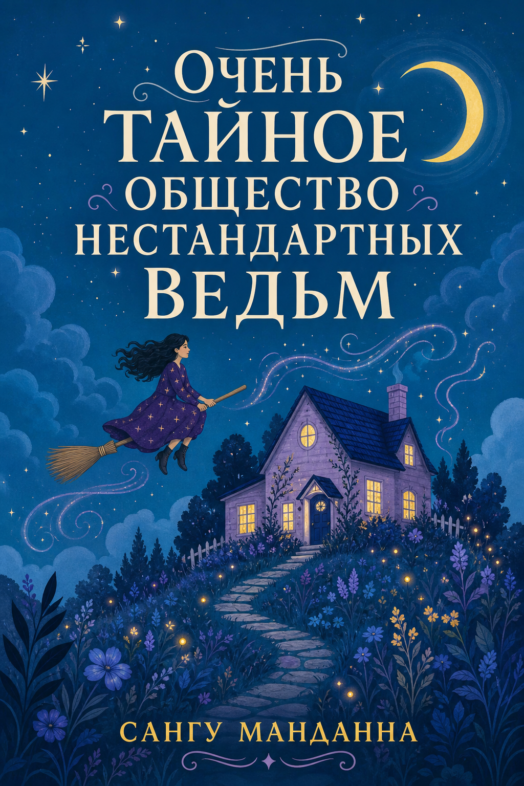 Обложка книги Очень тайное общество нестандартных ведьм — Сангу Манданна — The Very Secret Society of Irregular Witches