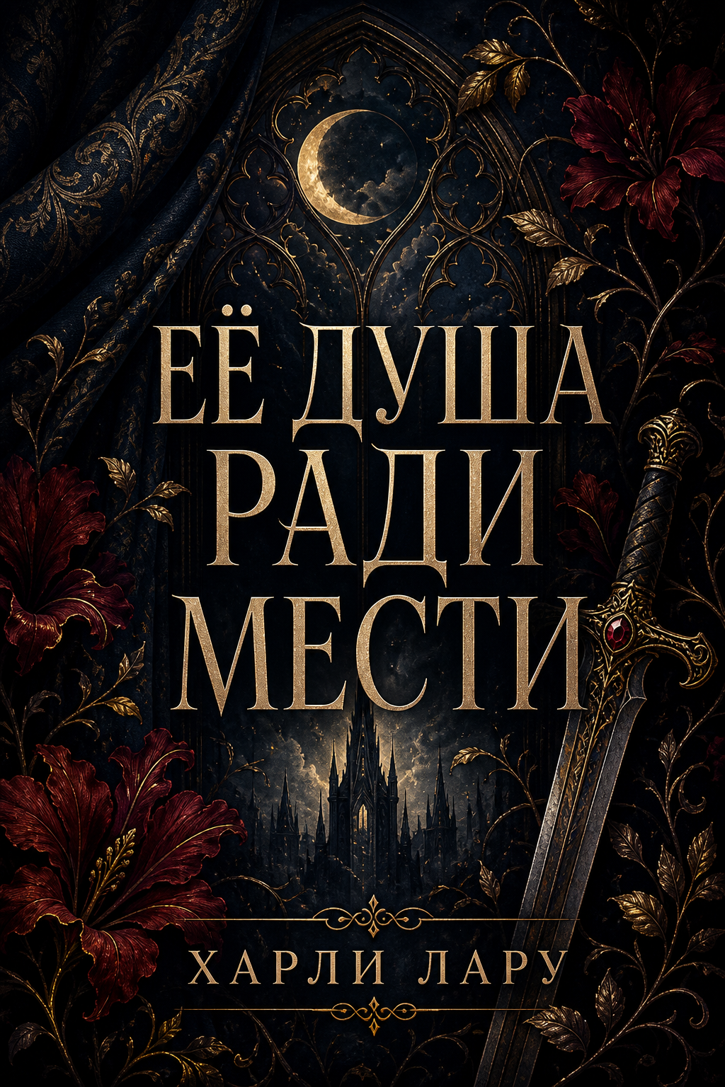 Обложка книги Её душа ради мести — Харли Лару — Her Soul for Revenge (Souls Trilogy, #2)