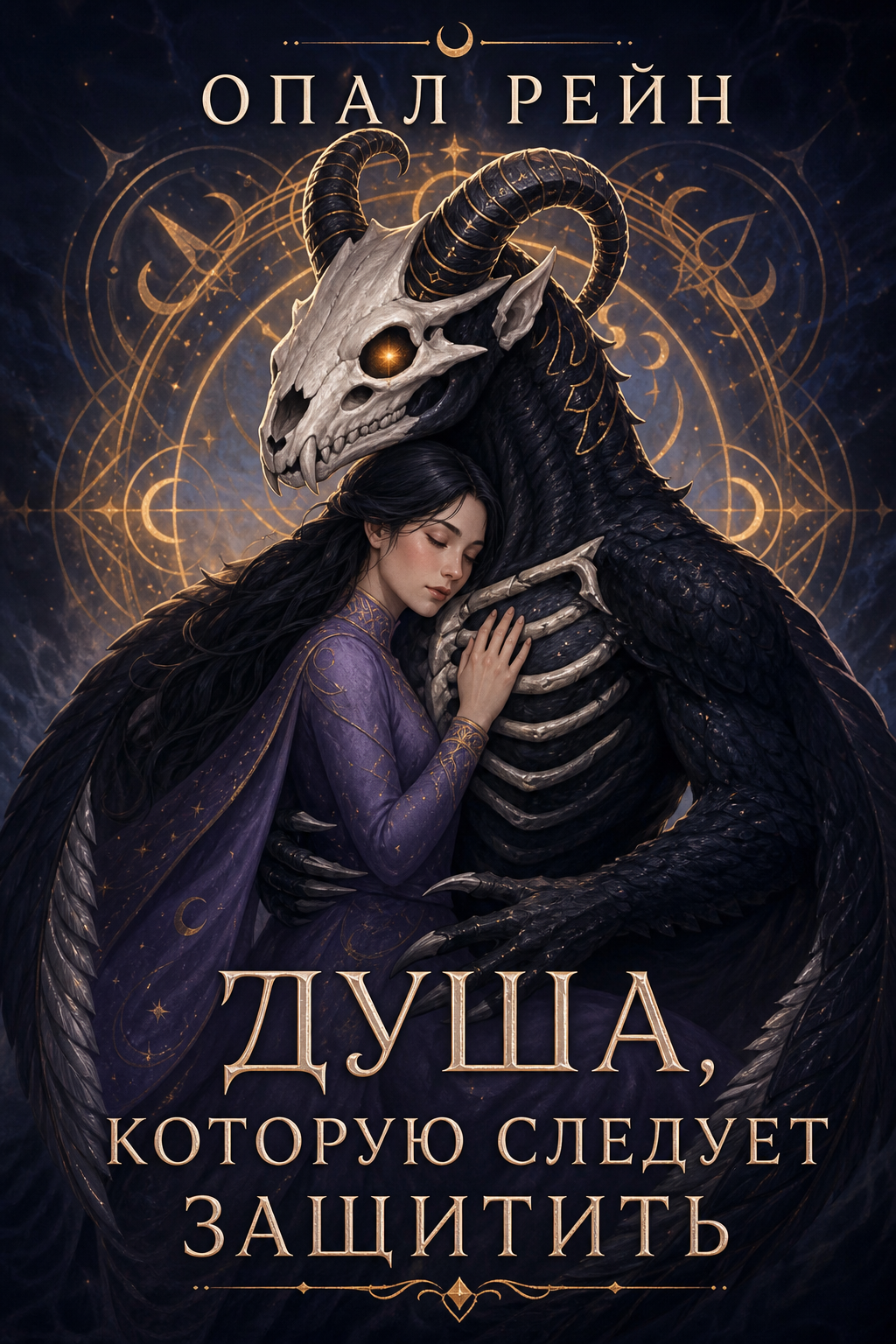 Обложка книги Душа, которую следует защитить — Опал Рейн — A Soul to Protect (Duskwalker Brides #7)