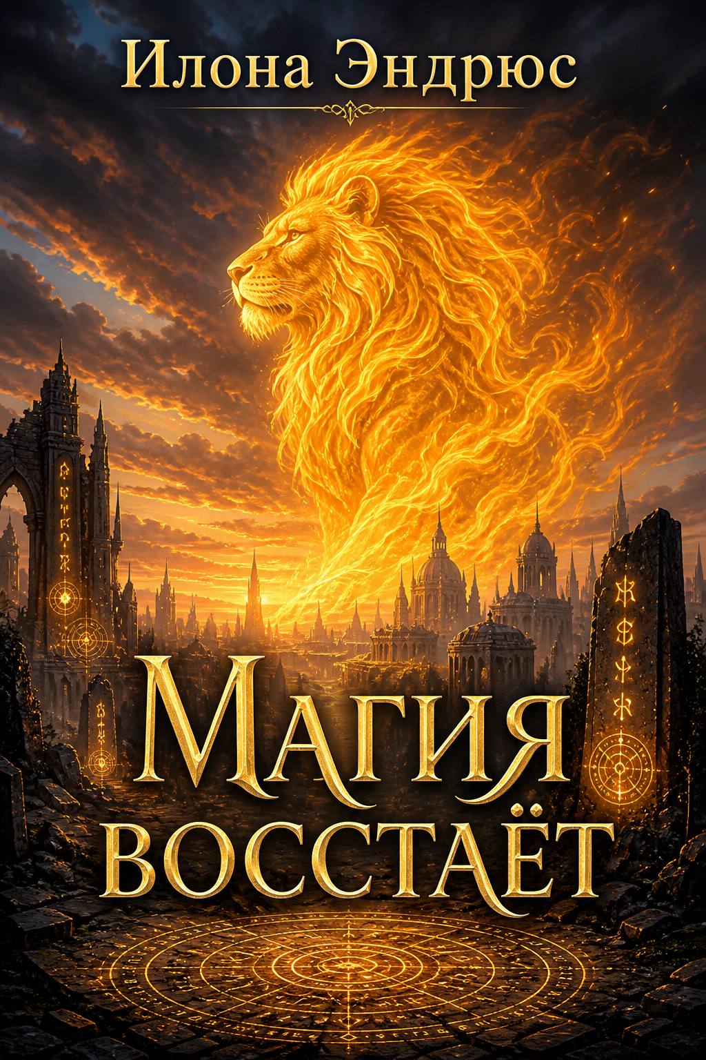 Обложка книги Магия восстаёт (Kate Daniels, книга 6) — Илона Эндрюс — Magic Rises (Kate Daniels, #6)