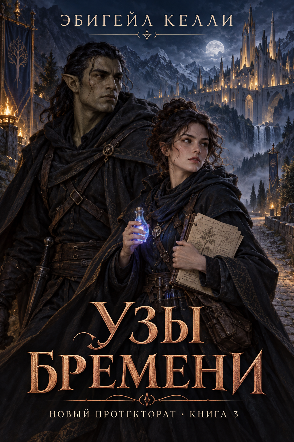 Обложка книги Узы бремени (Новый Протекторат, #3) — Эбигейл Келли — Burden’s Bonds