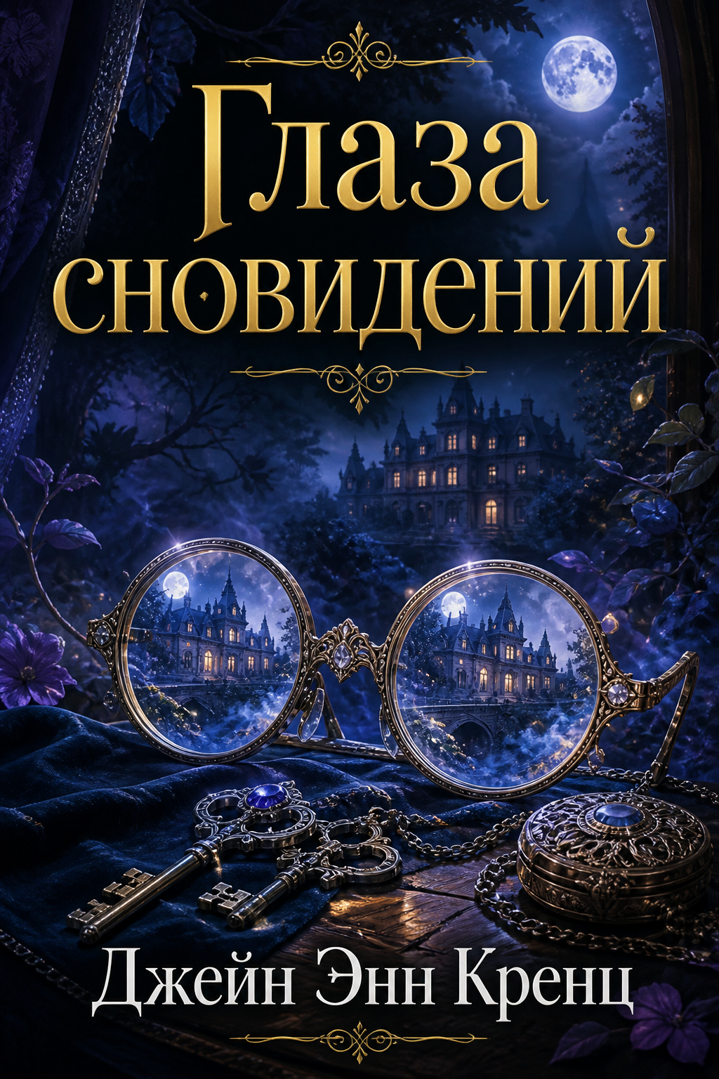 Обложка книги Глаза сновидений (Тёмное наследие, книга 2) — Джейн Энн Кренц — Dream Eyes (Dark Legacy, #2)