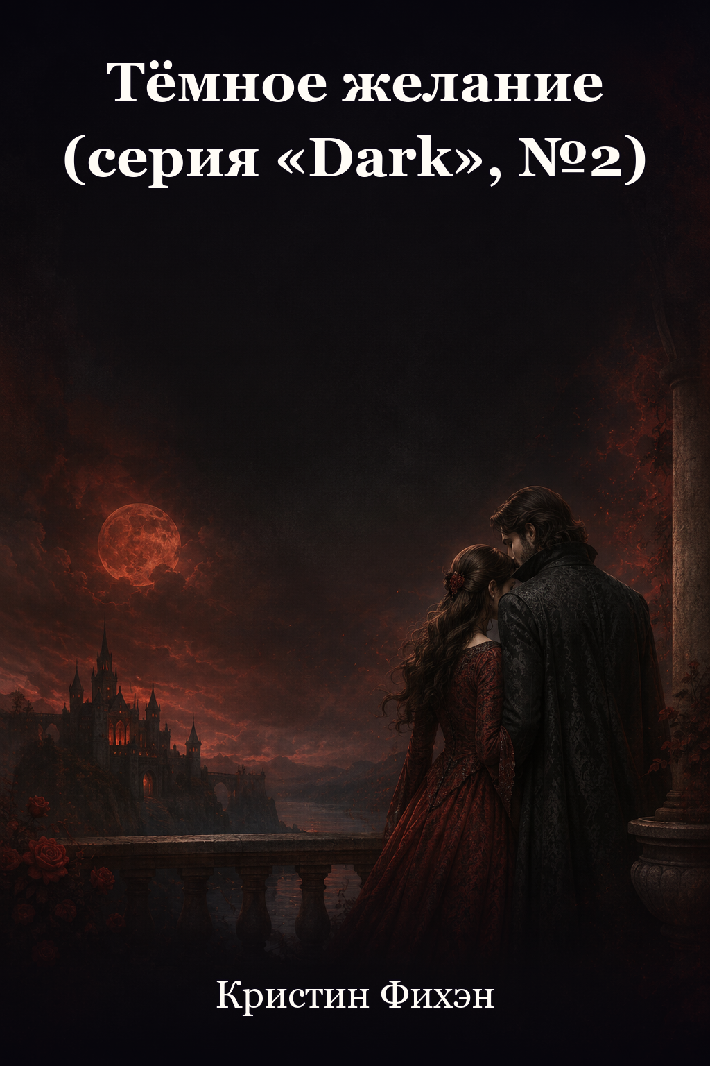 Обложка книги Тёмное желание (серия «Dark», №2) — Кристин Фихэн — Dark Desire (Dark, #2)