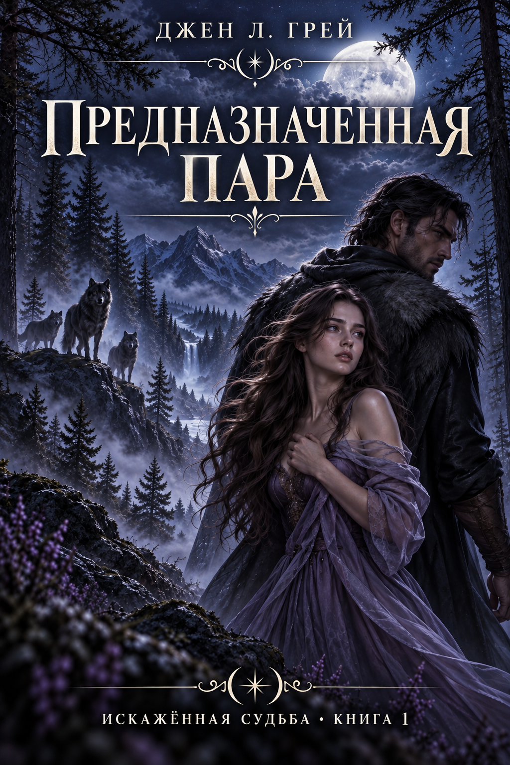 Обложка книги Предназначенная пара (Искажённая судьба, #1) — Джен Л. Грей — Destined Mate (Twisted Fate Trilogy, #1)
