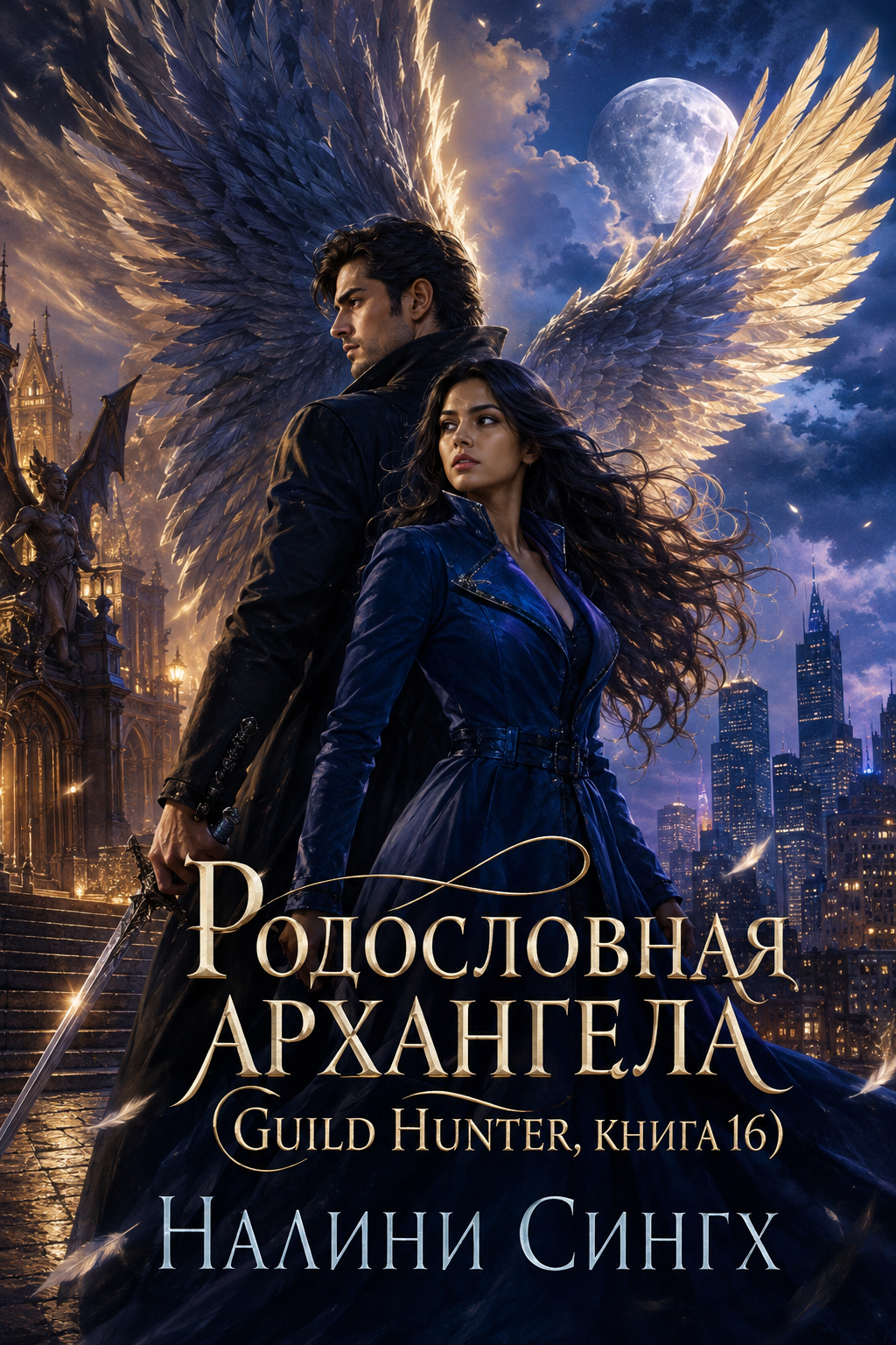 Обложка книги Родословная архангела (Guild Hunter, книга 16) — Налини Сингх — Archangel’s Lineage (Guild Hunter, #16)