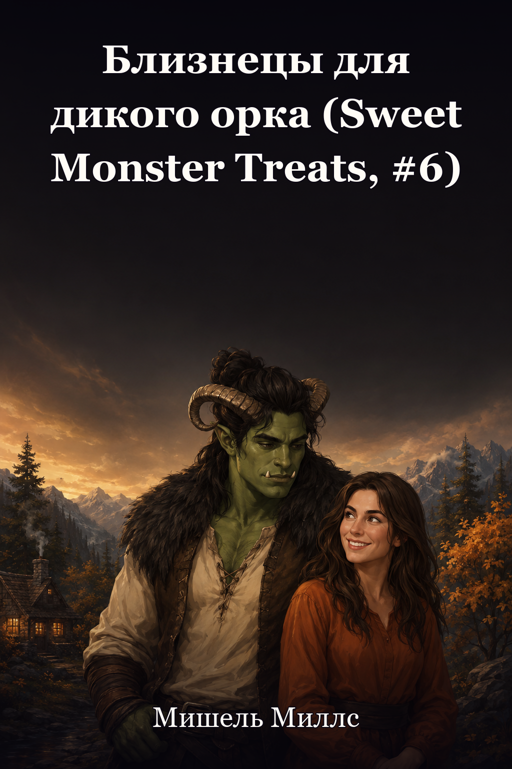 Обложка книги Близнецы для дикого орка (Sweet Monster Treats, #6) — Мишель Миллс — Twins for the Wild Orc (Sweet Monster Treats, #6)