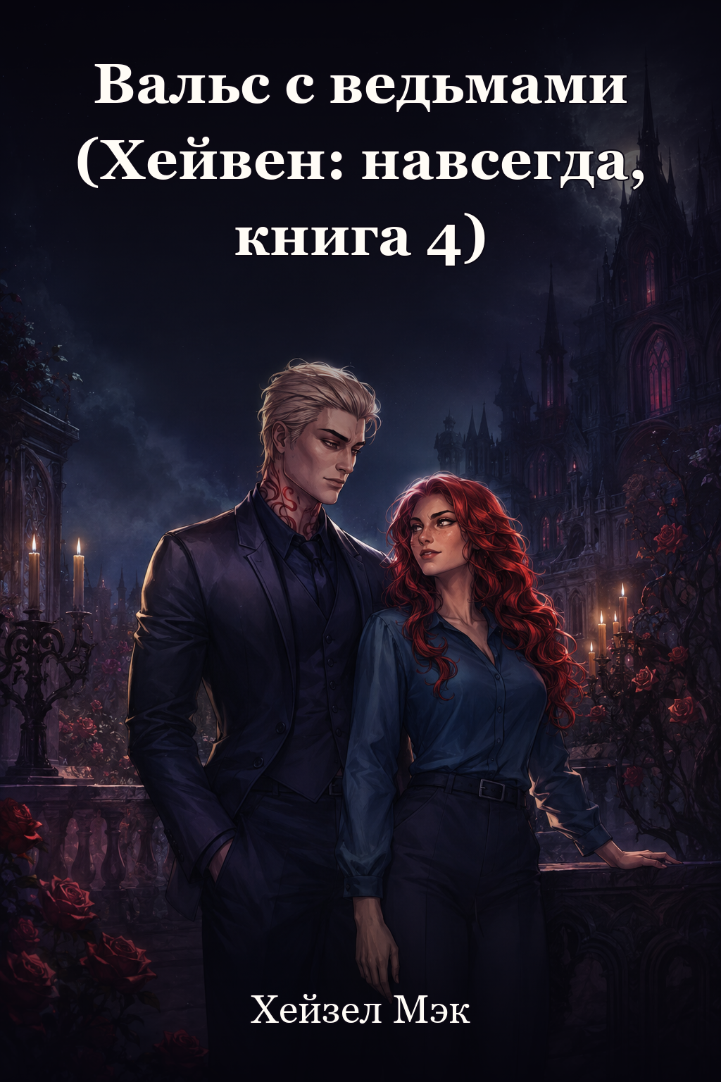 Обложка книги Вальс с ведьмами (Хейвен: навсегда, книга 4) — Хейзел Мэк — Waltzing with Witches (Haven Ever After, #4)
