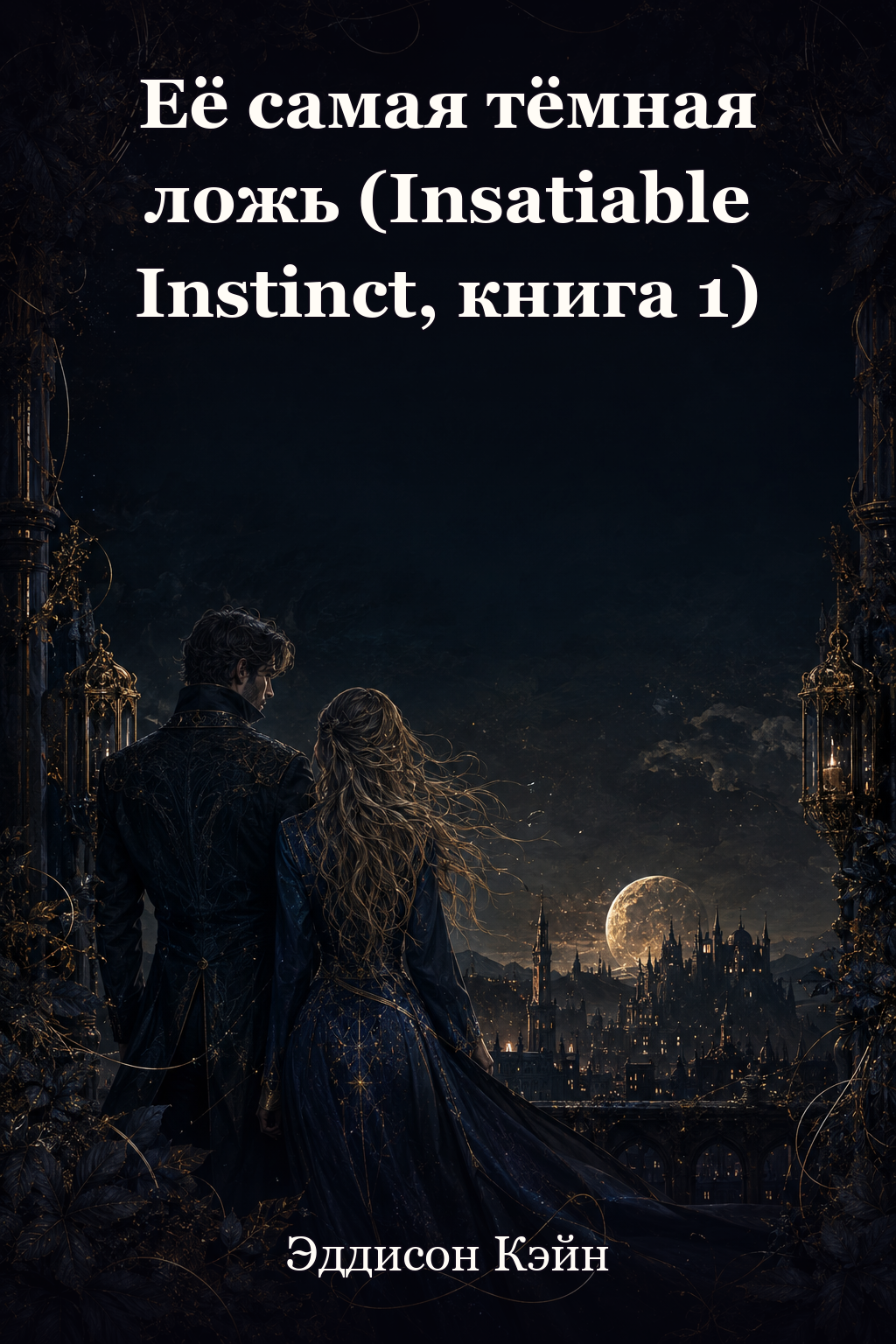 Обложка книги Её самая тёмная ложь (Insatiable Instinct, книга 1) — Эддисон Кэйн — His Darkest Deceit (Insatiable Instinct #1)