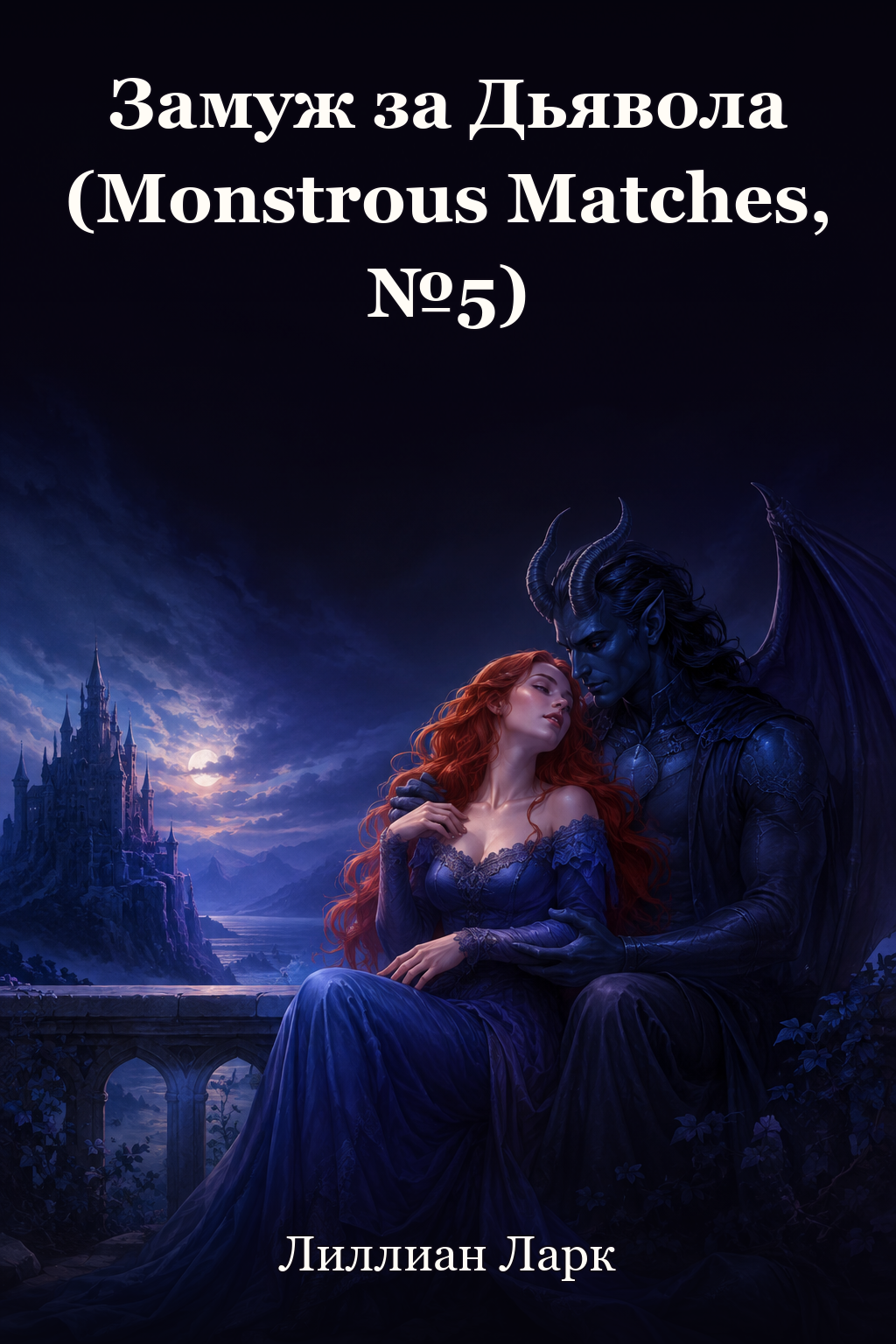 Обложка книги Замуж за Дьявола (Monstrous Matches, №5) — Лиллиан Ларк — Married to the Devil (Monstrous Matches, #5)