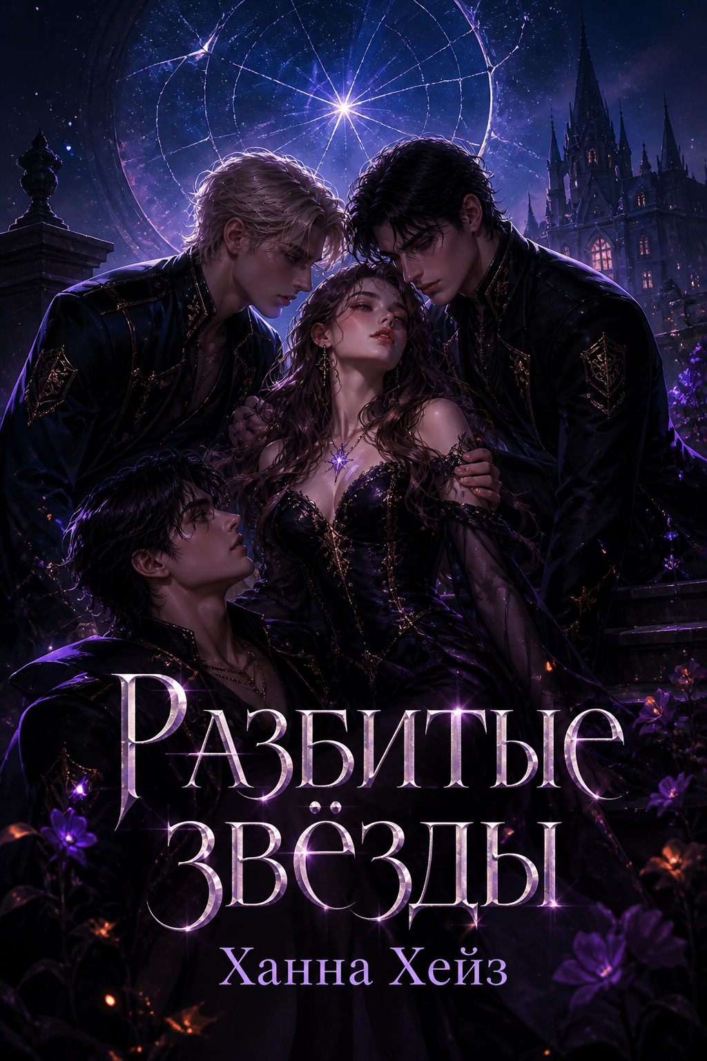 Обложка книги Разбитые звёзды (Академия Эроу Харт, кн. 3) — Ханна Хейз — Shattered Stars (The Arrow Hart Academy #3)