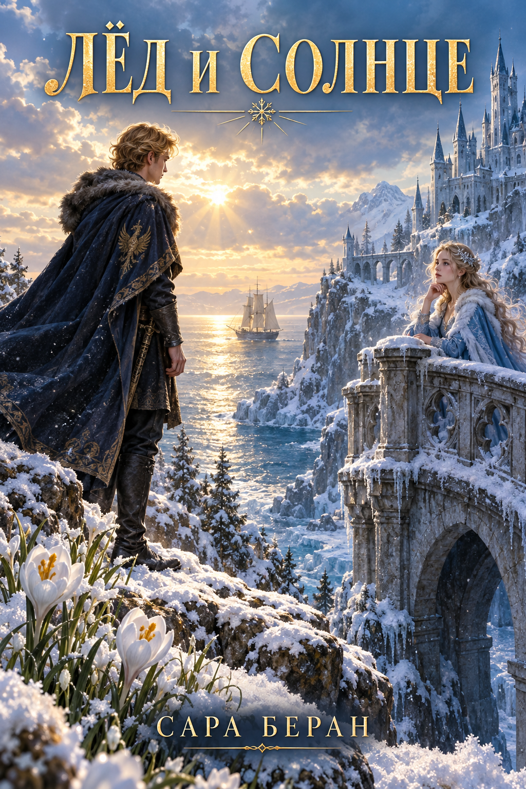 Обложка книги Лёд и солнце — Сара Беран — A Bond of Ice and Sunshine