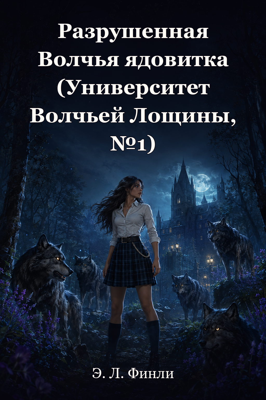 Обложка книги Разрушенная Волчья ядовитка (Университет Волчьей Лощины, №1) — Э. Л. Финли — Ruined Wolfsbane (Wolves Hollow University, #1)