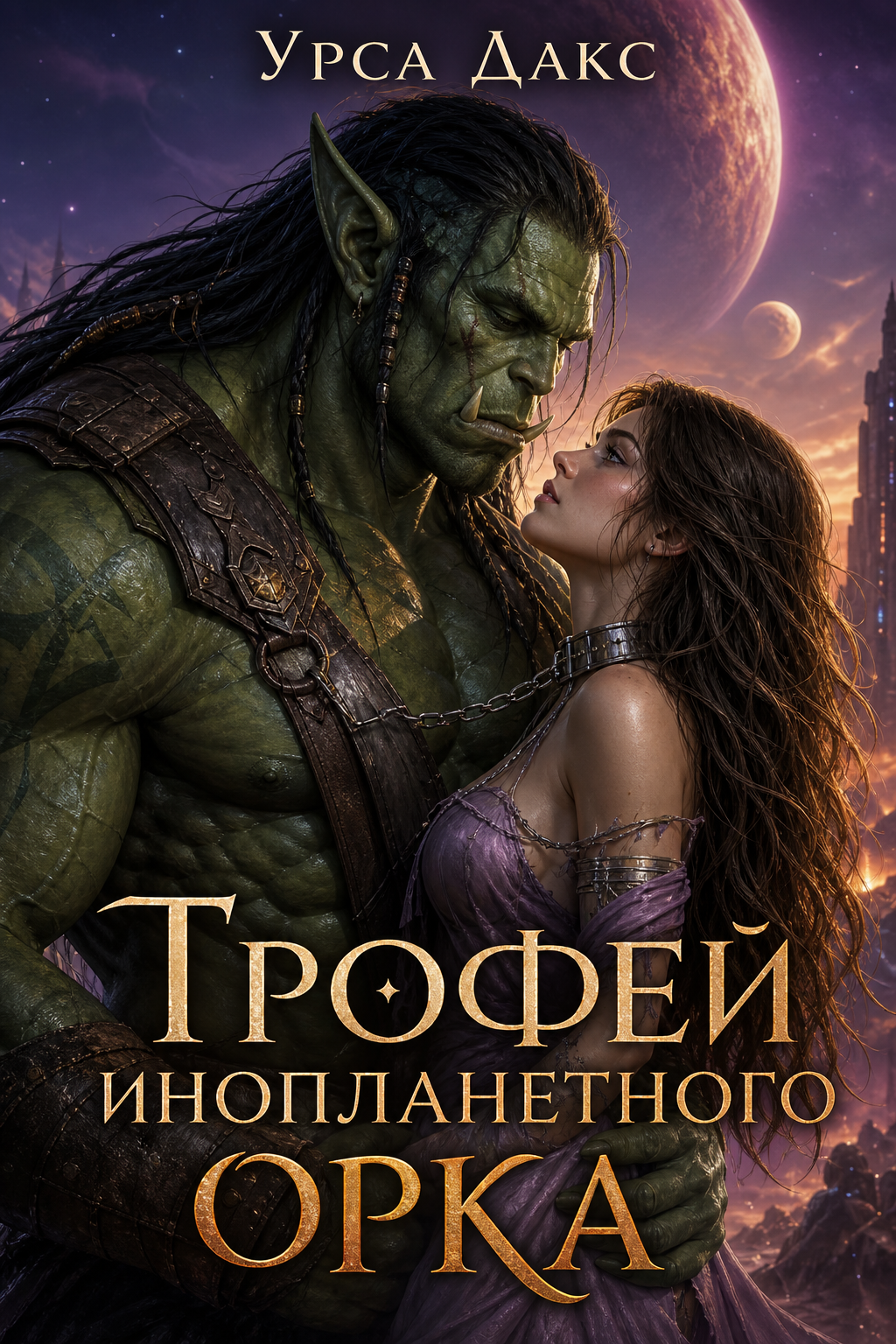 Обложка книги Трофей инопланетного орка — Урса Дакс — Alien Orc’s Prize