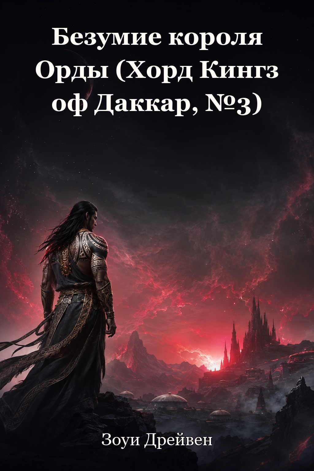 Обложка книги Безумие короля Орды (Хорд Кингз оф Даккар, №3) — Зоуи Дрейвен — Madness of the Horde King (Horde Kings of Dakkar, #3)