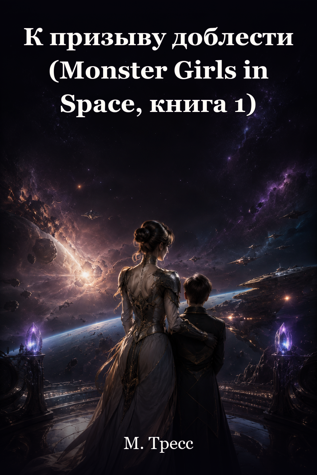 Обложка книги К призыву доблести (Monster Girls in Space, книга 1) — М. Тресс — To Valor’s Bid (Monster Girls in Space, #1)