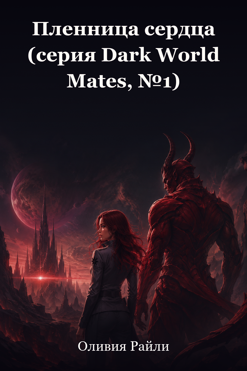 Обложка книги Пленница сердца (серия Dark World Mates, №1) — Оливия Райли — Heart’s Prisoner (Dark World Mates, #1)