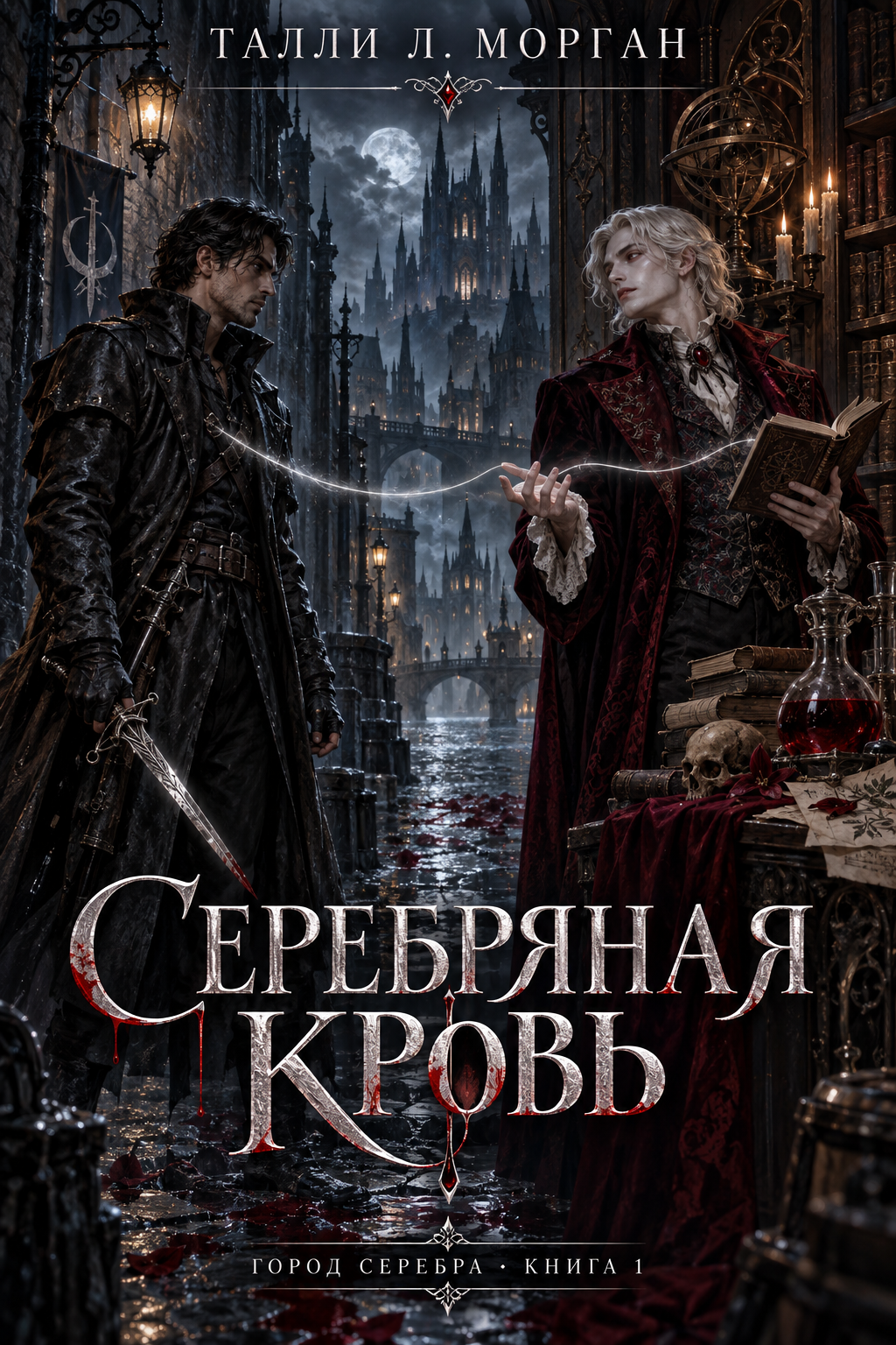 Обложка книги Серебряная кровь — Талли Л. Морган — Silver Blood