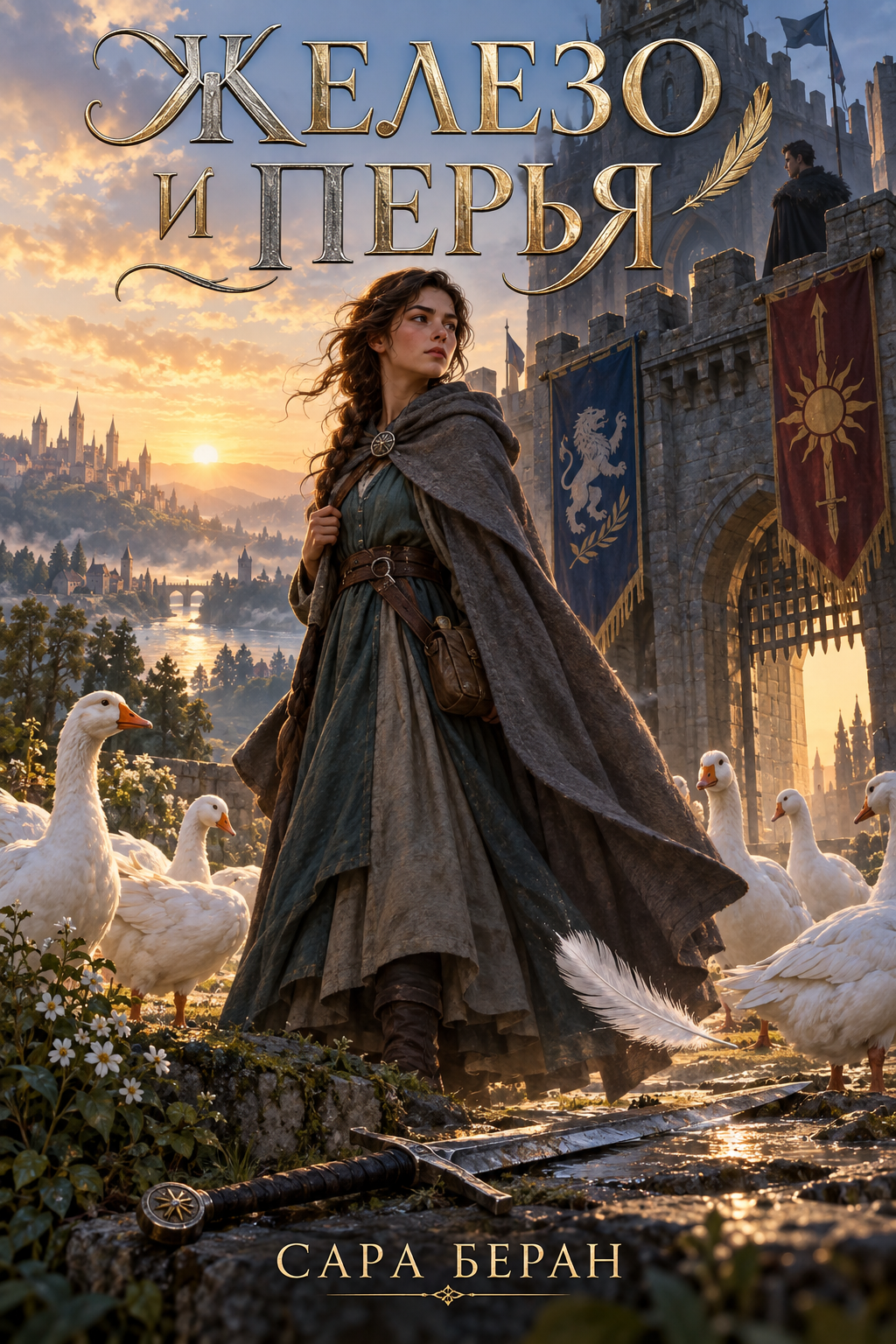 Обложка книги Железо и перья — Сара Беран — A Tangle of Iron and Feathers