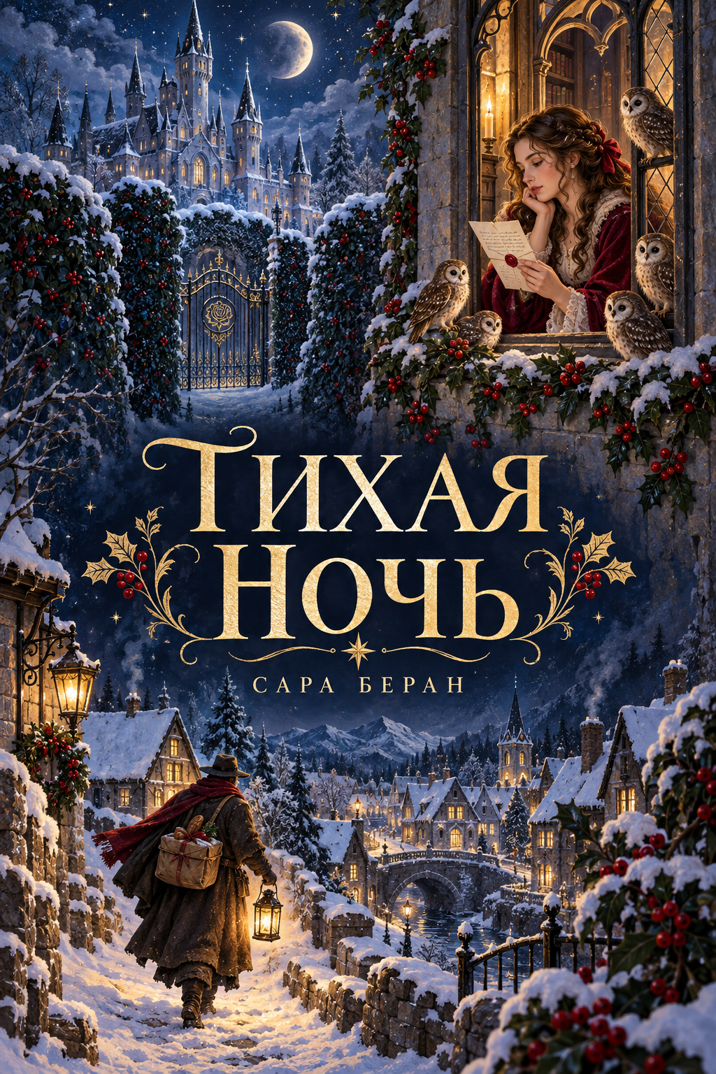 Обложка книги Тихая ночь — Сара Беран — The Silent Night: A Sleeping Beauty Retelling