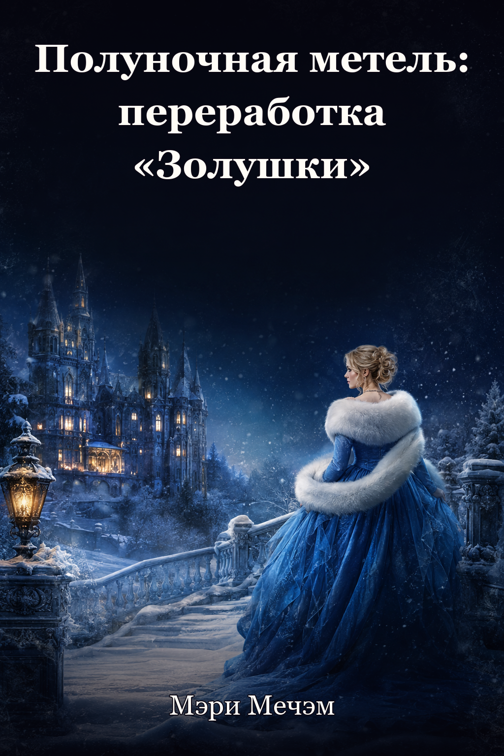 Обложка книги Полуночная метель: переработка «Золушки» — Мэри Мечэм — The Midnight Blizzard: A Cinderella Retelling