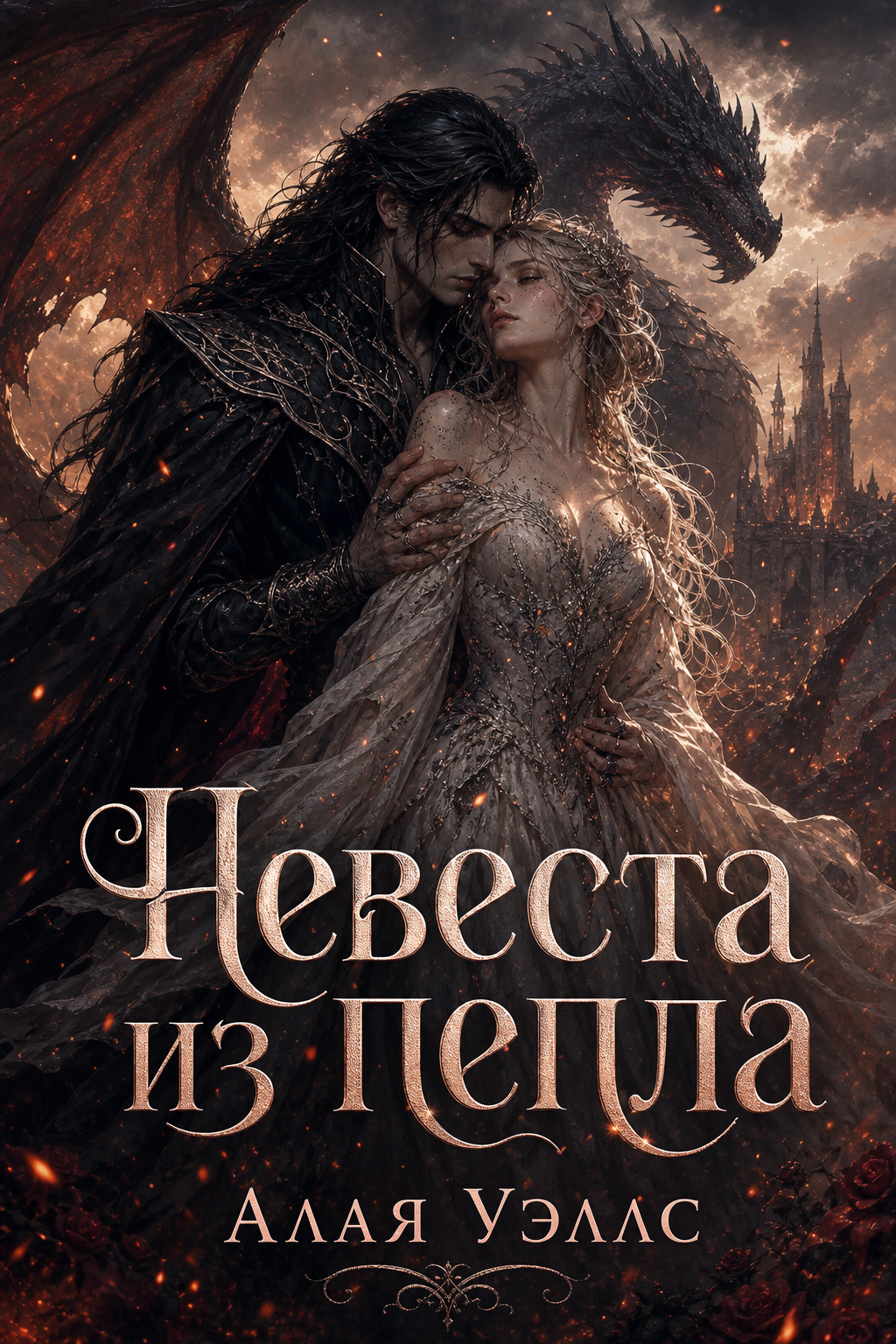 Обложка книги Невеста из пепла (Королевство Теней и Руин, №1) — Алая Уэллс — Bride of Ashes (Kingdom of Shadow and Ruin, #1)