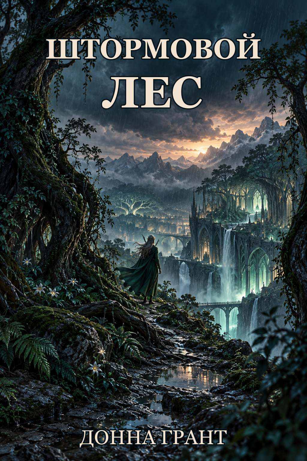 Обложка книги Штормовой лес — Донна Грант — Storm Wood (Elven Kingdoms, #3)