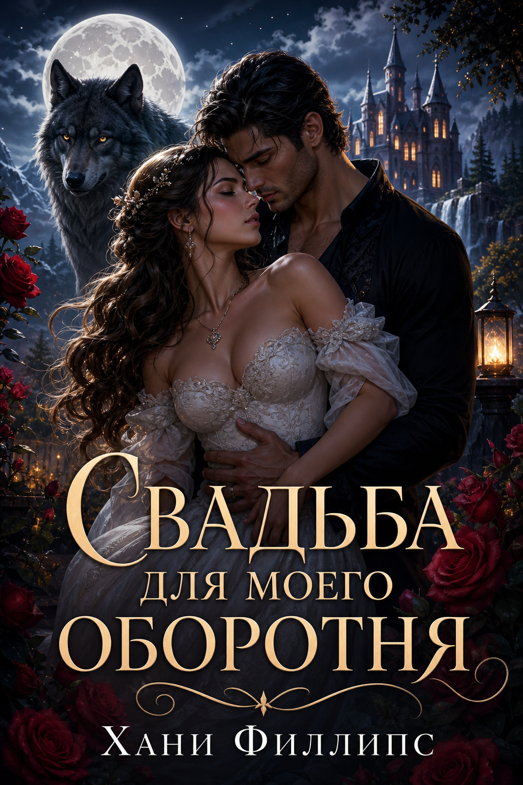 Обложка книги Свадьба для моего оборотня (Фэрхейвен Фоллс) — Хани Филлипс — Wedding for My Werewolf (Fairhaven Falls)