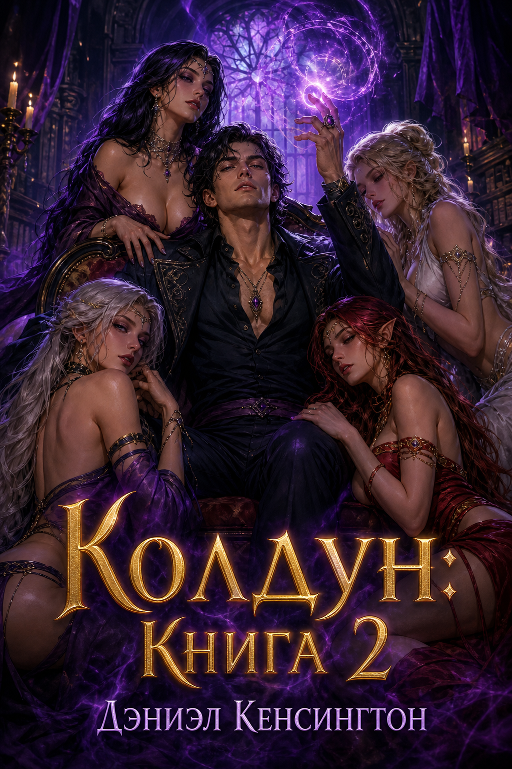 Обложка книги Колдун: Книга 2 (Warlock, #2) — Дэниэл Кенсингтон — Warlock: Book 2 (Warlock, #2)