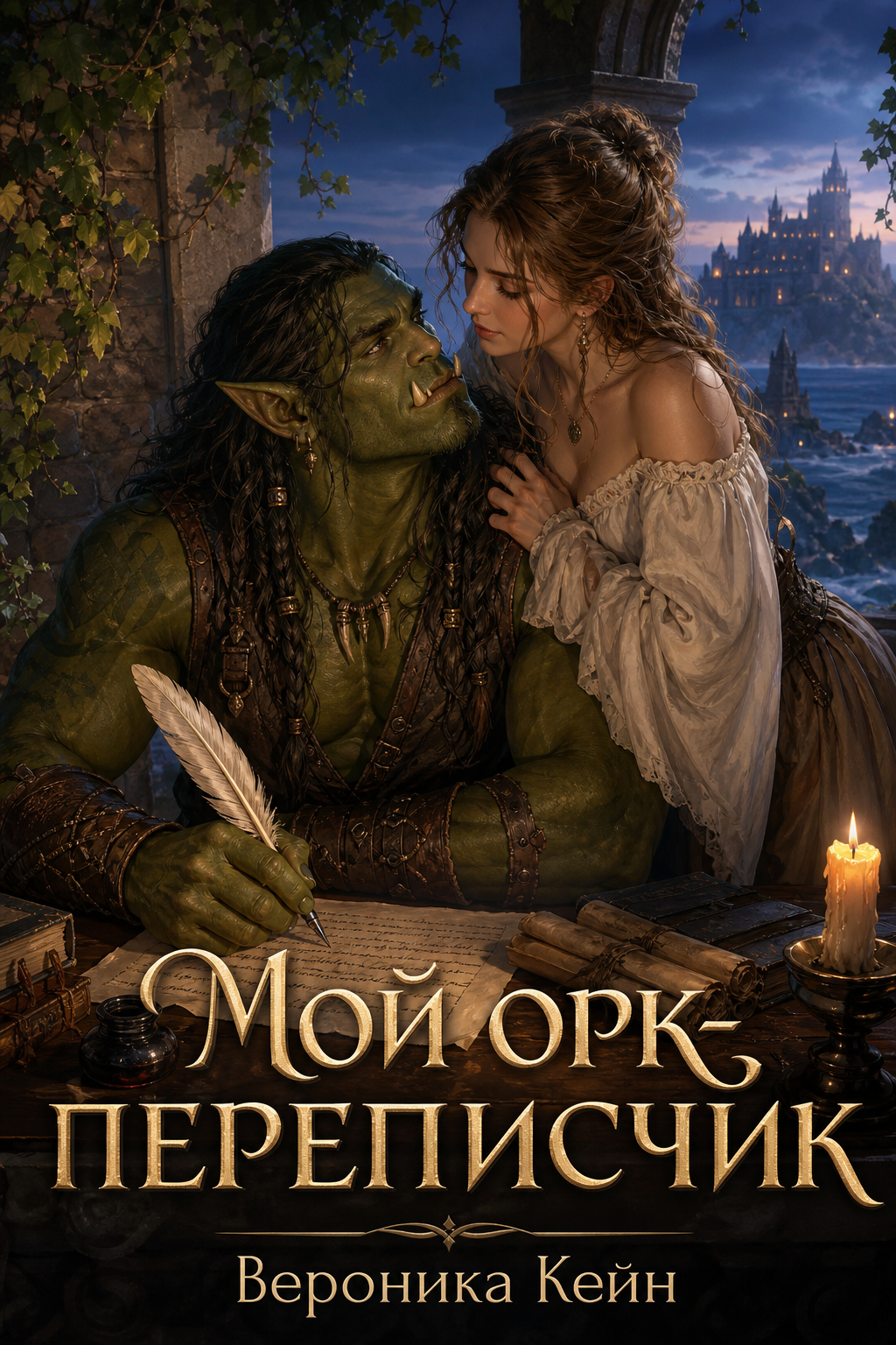 Обложка книги Мой орк-переписчик (Ист-Шор-Айл) — Вероника Кейн — My Orc Pen Pal (Eastshore Isle)