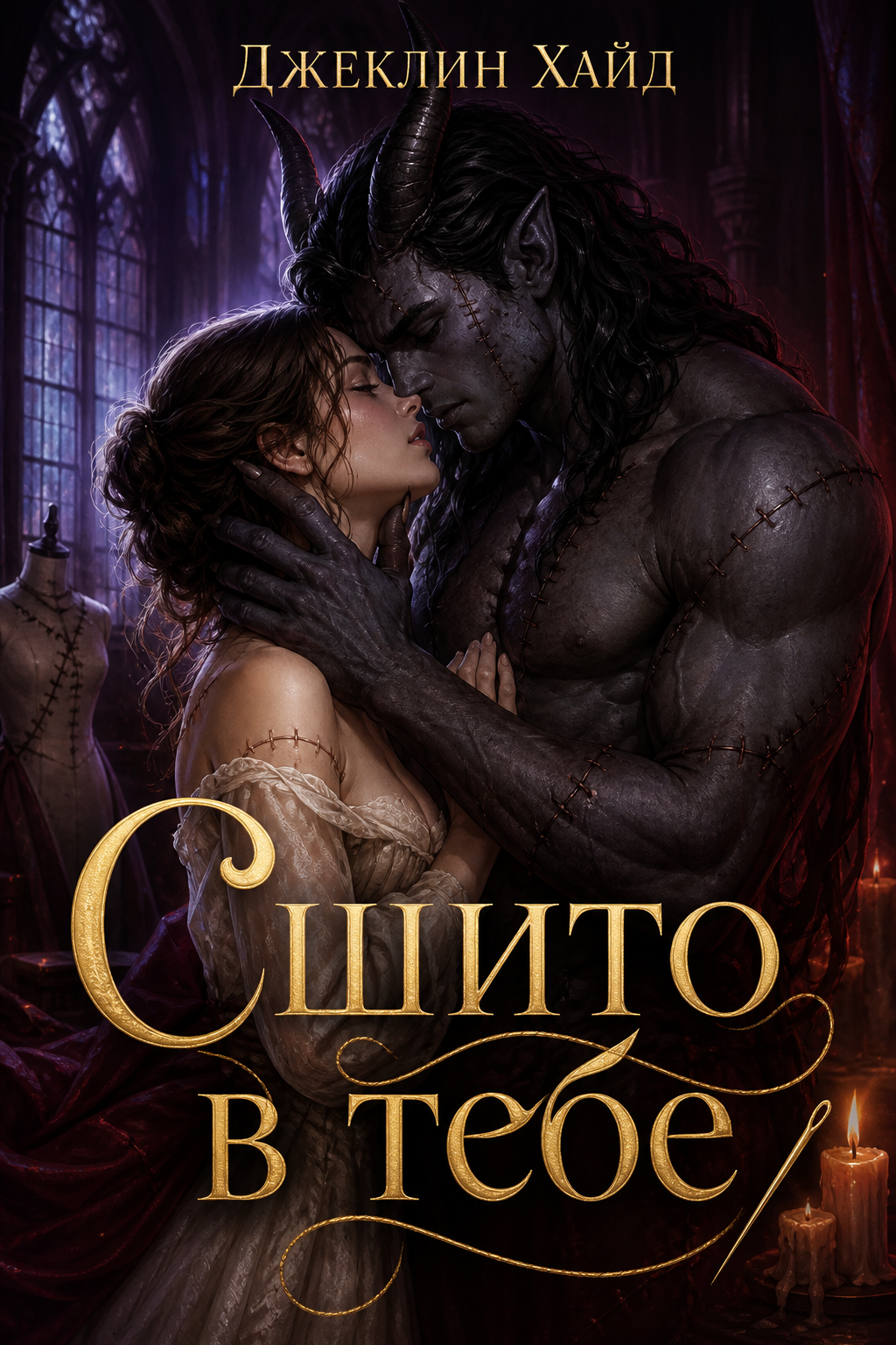 Обложка книги Сшито в тебе (Monster Bae, №3) — Джеклин Хайд — Stitched Up in You (Monster Bae #3)