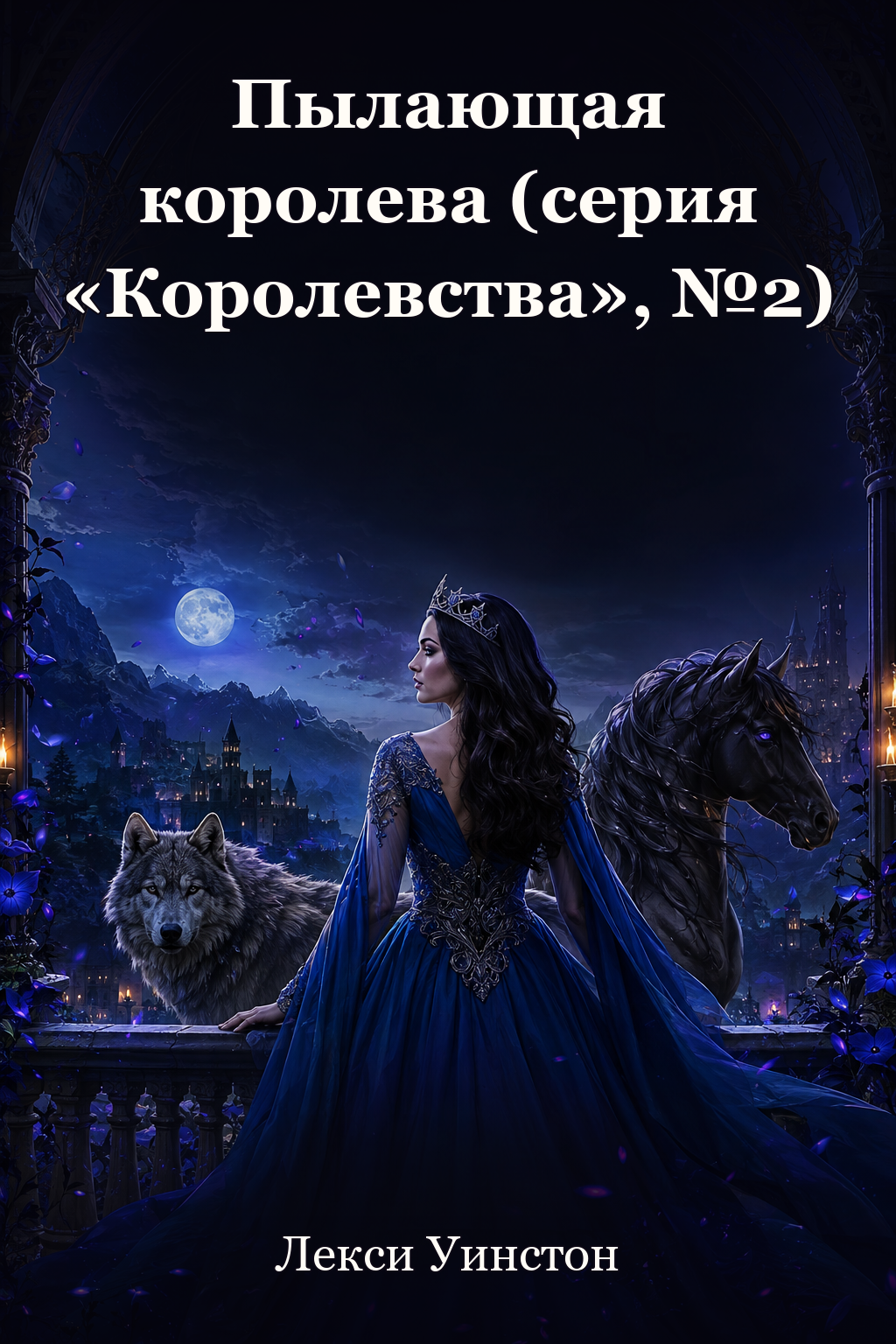 Обложка книги Пылающая королева (серия «Королевства», №2) — Лекси Уинстон — Ardent Queen (Kingdoms Series, #2)