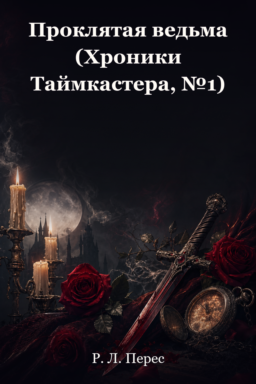 Обложка книги Проклятая ведьма (Хроники Таймкастера, №1) — Р. Л. Перес — The Cursed Witch (Timecaster Chronicles #1)