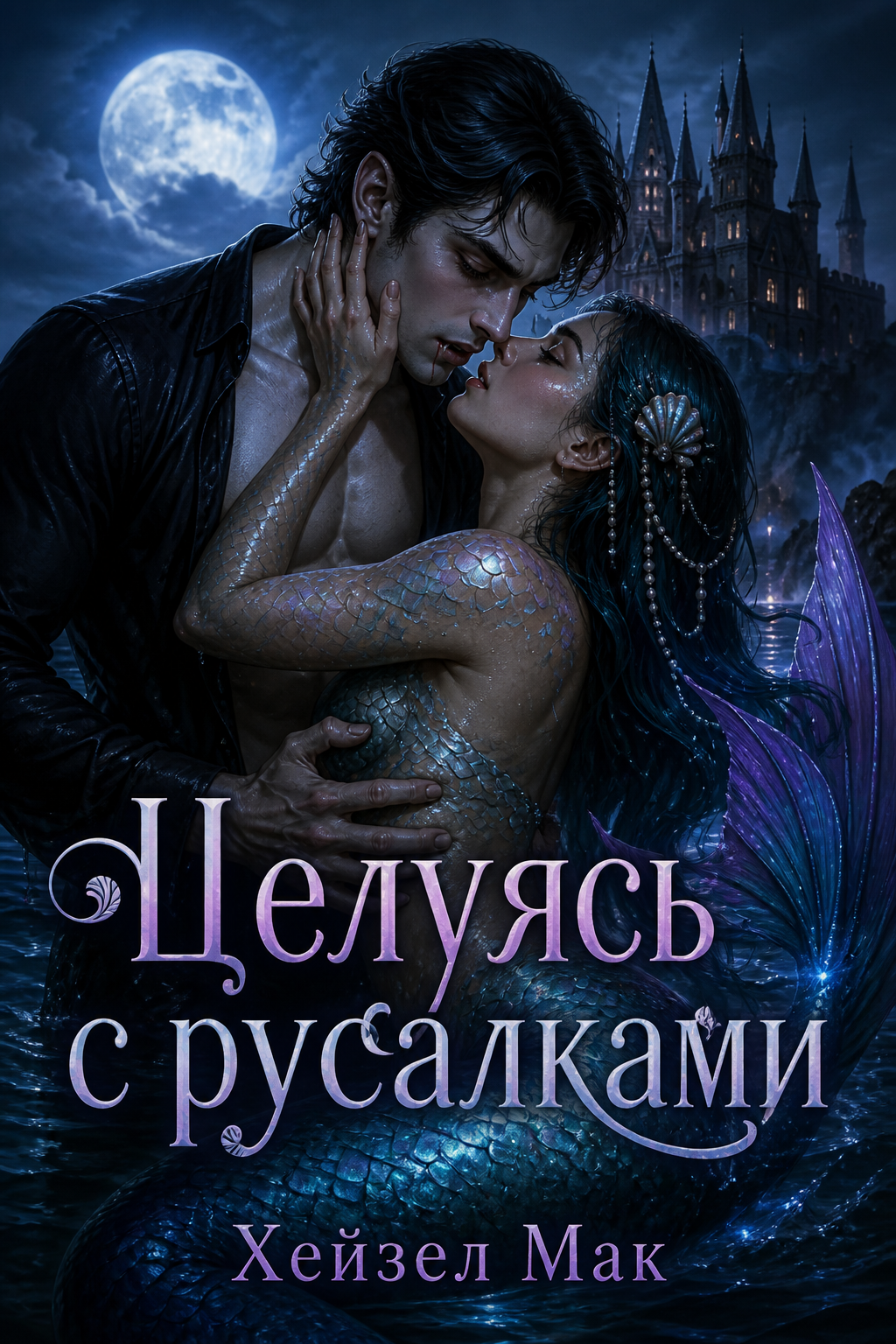 Обложка книги Целуясь с русалками (Хейвен Эвер Афтер, №7) — Хейзел Мак — Making Out With Mermaids (Haven Ever After, #7)