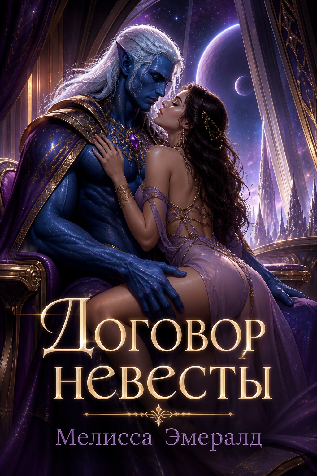 Обложка книги Договор невесты (Принцы Ксаавии, книга 1) — Мелисса Эмералд — The Bride Contract (Princes of Xaavia #1)