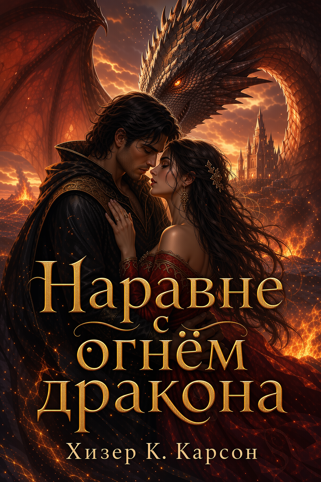 Обложка книги Наравне с огнём дракона (Sulfur & Spice, №1) — Хизер К. Карсон — To Match a Dragon’s Fire (Sulfur & Spice, #1)