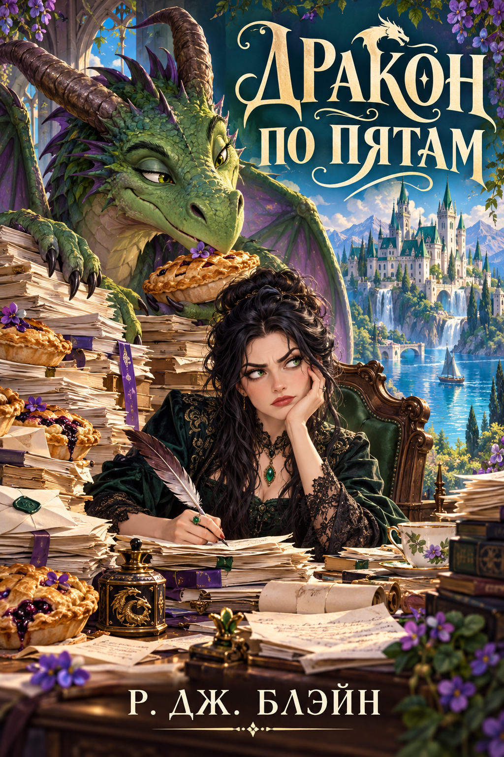 Обложка книги Дракон по пятам — Р. Дж. Блэйн