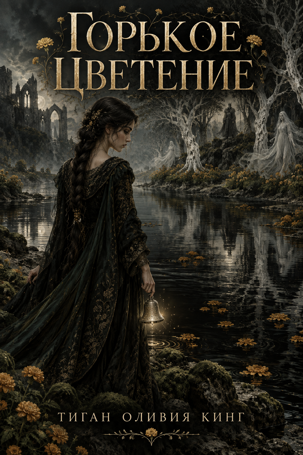Обложка книги Горькое цветение — Тиган Оливия Кинг — Bitterbloom