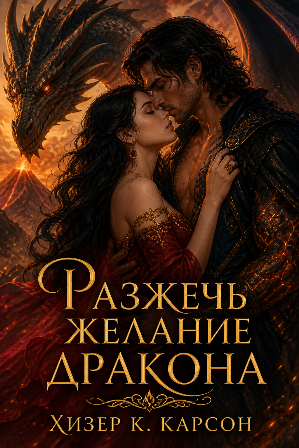 Обложка книги Разжечь желание дракона (Sulfur & Spice, книга 2) — Хизер К. Карсон — To Ignite a Dragon’s Desire (Sulfur & Spice, #2)