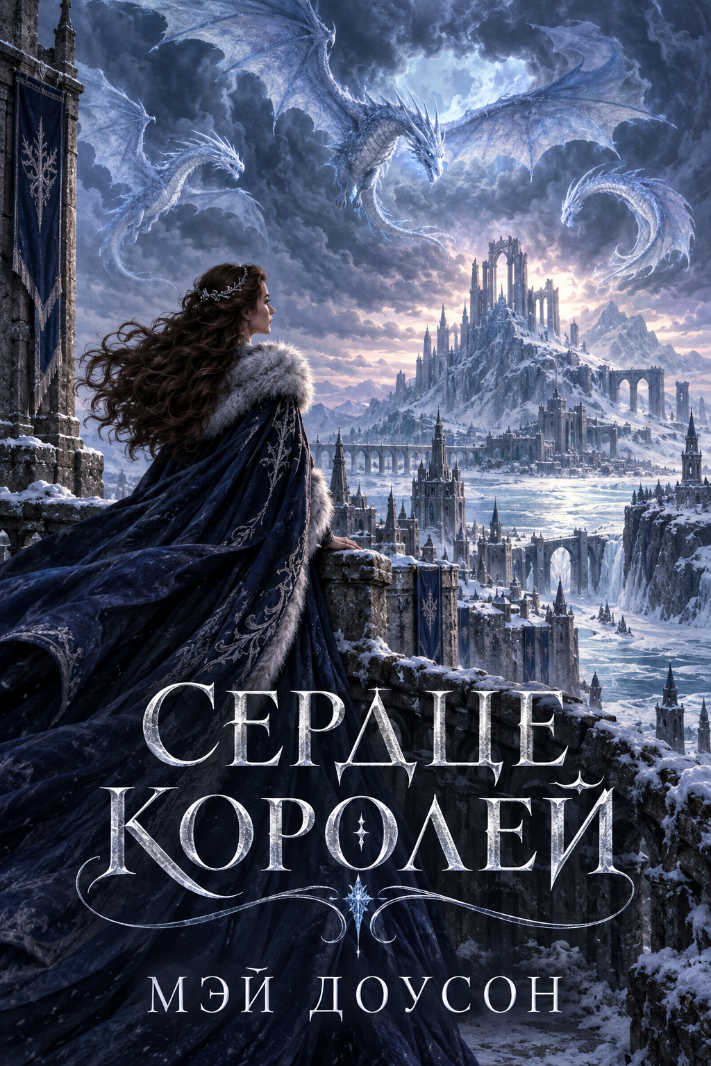 Обложка книги Сердце королей — Мэй Доусон — Heart of Royals (Royal Ice Dragons, #4)